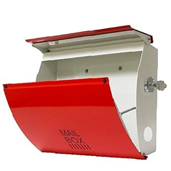 EUROデザイナーズポスト 郵便受け MB4801-KL-RED レッド Amazon.co.jp: EUROデザイナーズポスト(Euro Designers Post